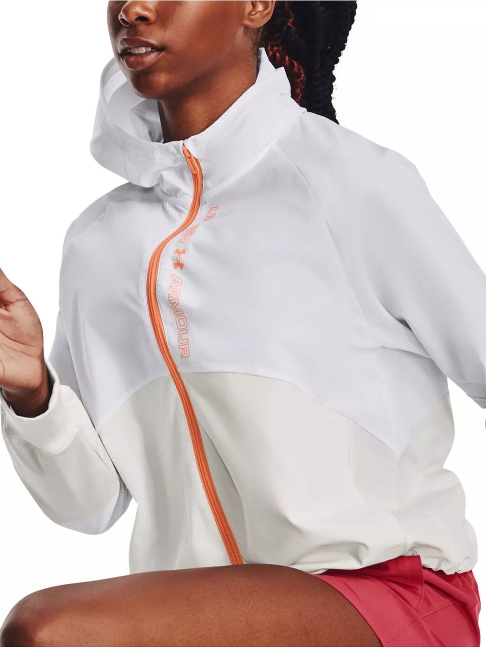 Under Armour UA Woven Full-Zip Jacket - Gray Mist 1369889-100